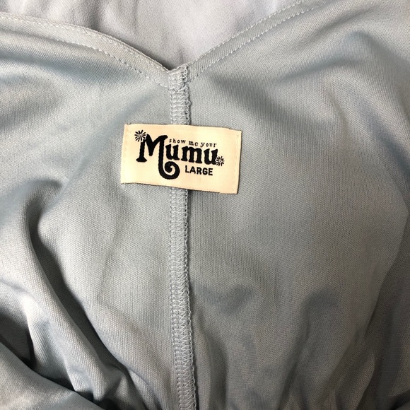 NWOT SMYM Kendall Steel Blue Maxi Dress - Picture 5 of 9